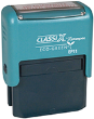 ClassiX self-inking stamps work and feel as great as they look. These stamps feature precision components for a smooth, quiet action and many years of trouble free operation.