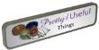 Molded Plastic Wall Digital Sign with Holder 2" x 8"