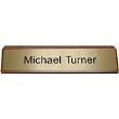Plastic Nameplate on Wood 2 in. x 10 in