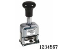 Metal Self-Inking Automatic Number Stamp Size: 1 / 7-Band