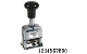 Metal Self-Inking Automatic Number Stamp Size: 1 / 10-Band