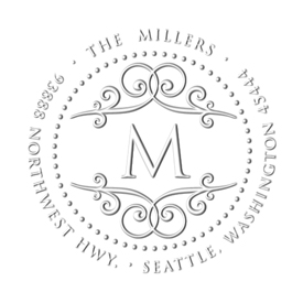 Brand your family name with a unique image on all stationary and correspondence using an Embossing Seal". Shiny "Square" Embossers are perfect for round, oval or square designs! And with magnetic dies, buy more than one design.