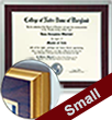 Fast & Friendly Shipping!Laminated small sized documents into plaques for your wall or desk .
