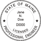 Select your Professional Designation and then select the embossing seal. Professional, Seal, Embosser, Desk Seal.