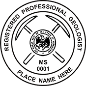 Select your Professional Designation and then select the embossing seal. Professional, Seal, Embosser, Desk Seal.