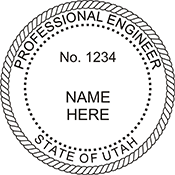 Select your Professional Designation and then select the embossing seal. Professional, Seal, Embosser, Desk Seal.