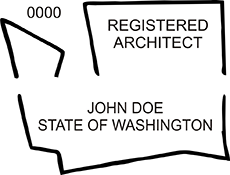 Select your Professional Designation and then select the embossing seal. Professional, Seal, Embosser, Desk Seal.