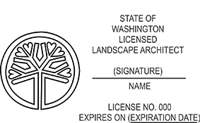 Select your Professional Designation and then select the embossing seal. Professional, Seal, Embosser, Desk Seal.