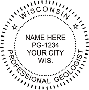 Select your Professional Designation and then select the embossing seal. Professional, Seal, Embosser, Desk Seal.