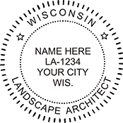 Select your Professional Designation and then select the embossing seal. Professional, Seal, Embosser, Desk Seal.