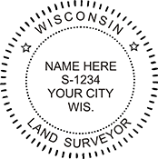 Select your Professional Designation and then select the embossing seal. Professional, Seal, Embosser, Desk Seal.