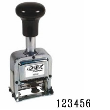Metal Self-Inking Automatic Number Stamp