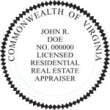 Licensed Residential Real Estate Appraiser
