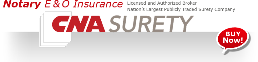 NOTARY E&O INSURANCE NOTARY E&O INSURANCE