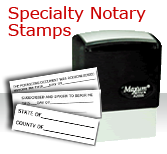 SPECIALTY NOTARY  STAMPS 