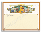 Certificate of Recognition 216 "CA Series" Package of 500 comes in orange, visit AtoZstamps.com for more