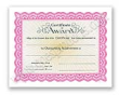 Certificate of Award 3460 "CA Series" Package of 100 comes in light red, visit AtoZstamps.com for more