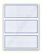 Small Border "421 Series" Package of 100 is Barrister border style and comes in blue, gray and green, visit AtoZstamps.com 
Available as many as 6 on sheet. Lithographed on 24 Substance 25% Cotton Fiber Hazel Bond