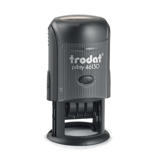 This Self Inking Dater is made of a light, smooth molded plastic, producing a clear crisp impression. This stamp is also durable and comes with a new band cover.
