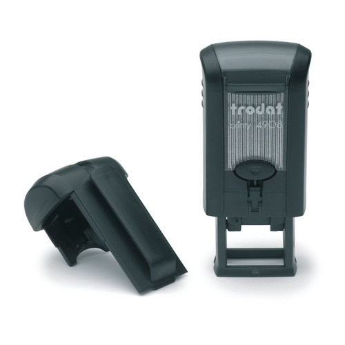 This Trodat Printy text stamp works and feels as great as they look. Their numerous patented features make them a pleasure to use. 
Imprint Area: 3/8" x 1 1/32"
