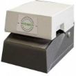 A sturdy, unyielding cast iron embosser imprints a raised seal (dry seal) into your document as well as printing a combination of a signature, title, date and additional text of your choice.