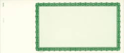 Medium Border w/stub "820 Series" Package of 500	comes in blue and green, visit AtoZstamps.com