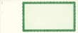 Medium Border w/stub "820 Series" Package of 100	comes in blue and green, visit AtoZstamps.com