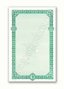 Bonds & Debentures "96H Series" Package of 500	is 100% Green cotton Stock, visit AtoZstamps.com
11 X 16 7/8