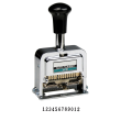 Lion automatic numbering machine is precision crafted of one-piece hardened steel frame and finished in a high polish chrome. All metal interior construction provides years of reliable use. Easy to grip handle, made of 100% recycled, high impact plastic.