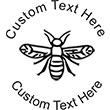 Bee-1 Embossing Seal. Choose your mount and view your custom text in a live preview. Find all your custom embossing needs at atozstamps.com