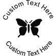 Butterfly Embossing Seal. Choose your mount and view your custom text in a live preview. Find all your custom embossing needs at Embossingseal.com