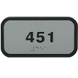 CFA24 - Custom Framed ADA Signage 2" x 4"