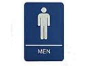 Custom Unframed ADA Signage 6" x 9"