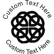 Celtic Embossing Seal. Choose your mount and view your custom text in a live preview. Find all your custom embossing needs at Embossingseal.com