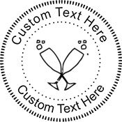 Champagne Embossing Seal. Choose your mount and view your custom text in a live preview. Find all your custom embossing needs at Embossingseal.com