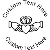 Claddah Embossing Seal. Choose your mount and view your custom text in a live preview. Find all your custom embossing needs at Embossingseal.com