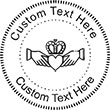 Claddah Embossing Seal. Choose your mount and view your custom text in a live preview. Find all your custom embossing needs at Embossingseal.com