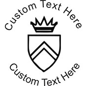 Crest Embossing Seal. Choose your mount and view your custom text in a live preview. Find all your custom embossing needs at Embossingseal.com