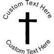 Cross-1 Embossing Seal. Choose your mount and view your custom text in a live preview. Find all your custom embossing needs at atozstamps.com