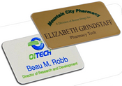 Digital Multi-Color Name Badge 1 1/2"x 3"