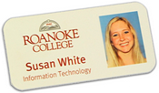 Digital Multi-Color Photo Name Badge 2" x 3"