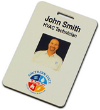 DNBPDS23 - Digital Multi-Color Photo Name Badge with Double Sided Photo 2" x 3"