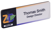 Dye Sub Full Color Name Badge 1" x 3"