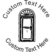 Door-1 Embossing Seal. Choose your mount and view your custom text in a live preview. Find all your custom embossing needs at atozstamps.com