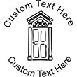 Door-2 Embossing Seal. Choose your mount and view your custom text in a live preview. Find all your custom embossing needs at atozstamps.com