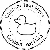 Duck Embossing Seal. Choose your mount and view your custom text in a live preview. Find all your custom embossing needs at atozstamps.com