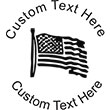 Flag Embossing Seal. Choose your mount and view your custom text in a live preview. Find all your custom embossing needs at atozstamps.com