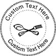 Forkspoon Embossing Seal. Choose your mount and view your custom text in a live preview. Find all your custom embossing needs at atozstamps.com