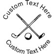 Golf Embossing Seal. Choose your mount and view your custom text in a live preview. Find all your custom embossing needs at atozstamps.com