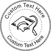 Grad Embossing Seal. Choose your mount and view your custom text in a live preview. Find all your custom embossing needs at atozstamps.com